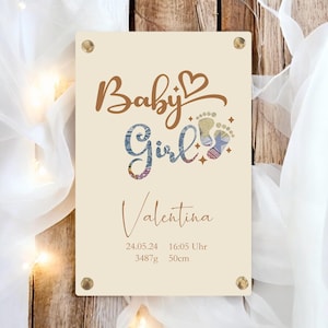 Geldgeschenk Geburt Geld schenken Geburtsgeschenk Baby Girl Baby Boy Princess Prince Geschenkkarte Geschenk mit Name personalisiert