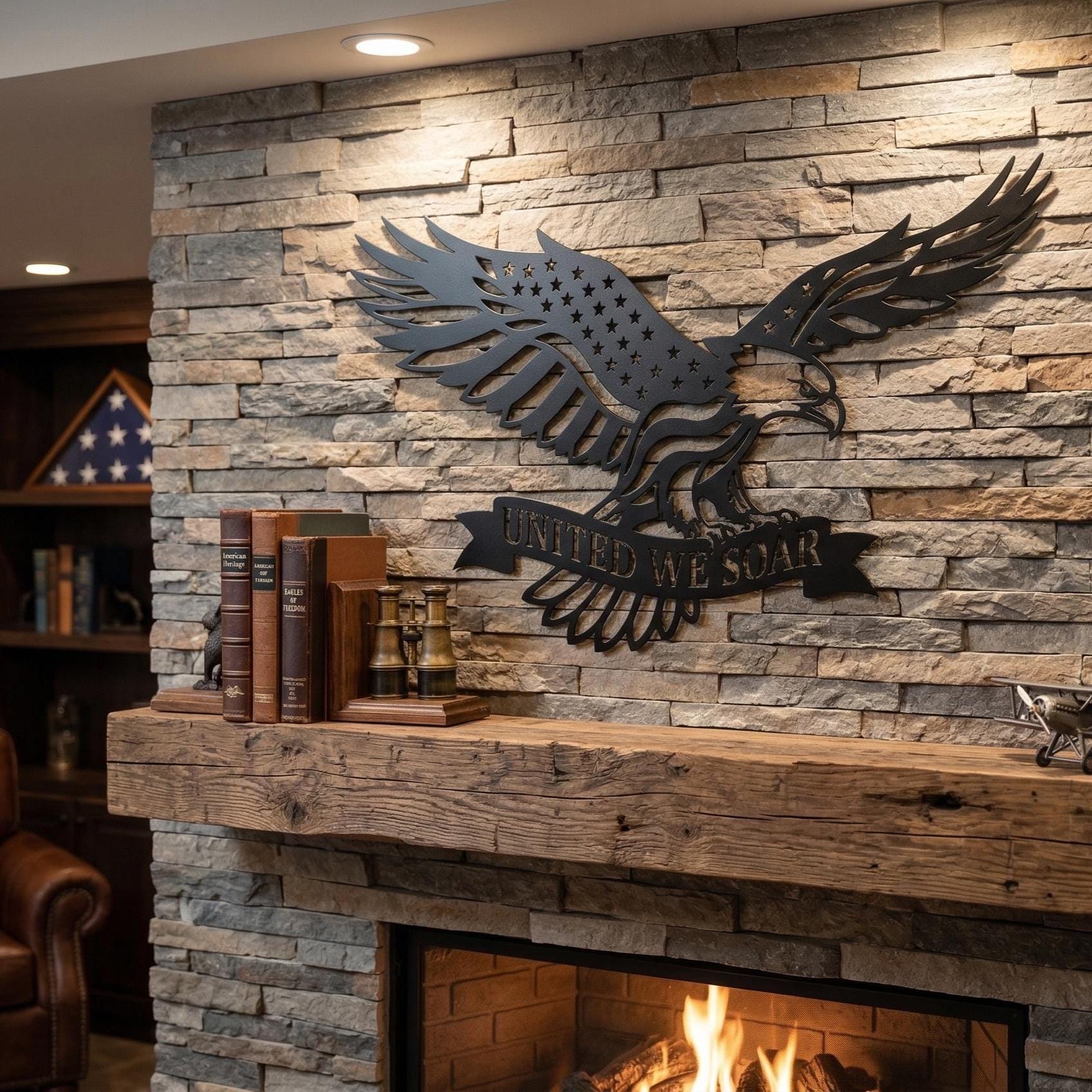 Vintage Eagle Wall Hanging - Etsy
