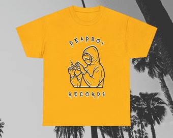 DeadBoiRecords T Shirt, hazmat shirt, bio hazard shirt, fallout shirt, rap shirts, suicidebois, pouya, grey five nine