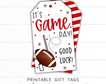 Día del partido de fútbol / 13 colores, etiqueta de recuerdo para el día del partido, regalo de buena suerte, regalo para compañeros de equipo, regalo para jugadores, regalo para equipos deportivos, etiqueta de regalo