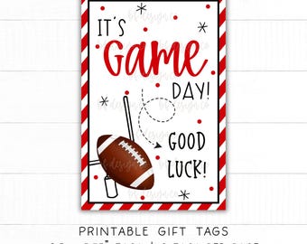 Día del partido de fútbol / 13 colores, etiqueta de recuerdo para el día del partido, regalo de buena suerte, regalo para compañeros de equipo, regalo para jugadores, regalo para equipos deportivos, etiqueta de regalo