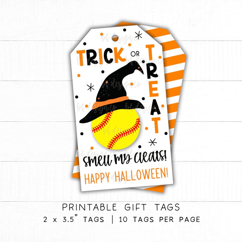 Halloween Bag Tags Free Printable Etsy