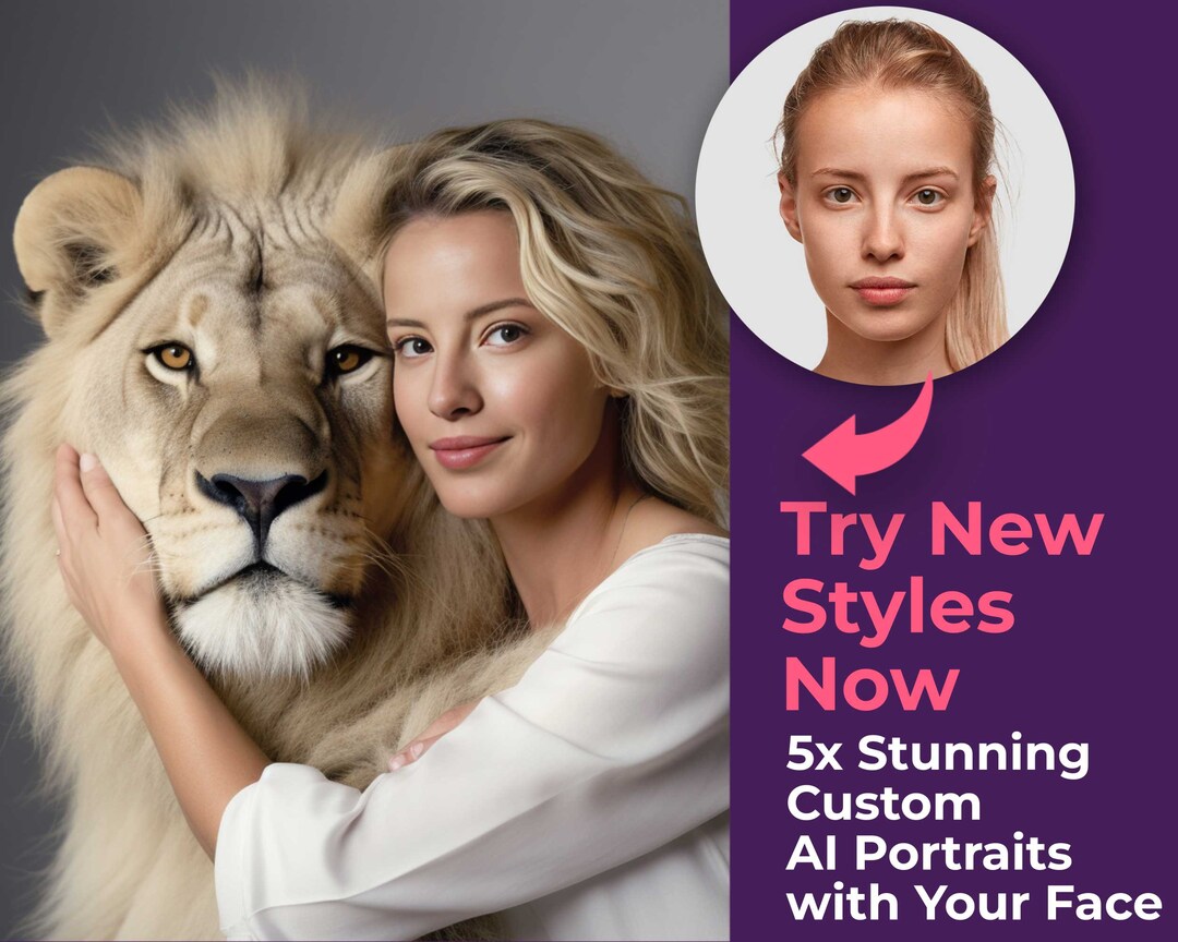 Custom AI Portrait From Your Photo | Fashion Portrait | Face Swap ...