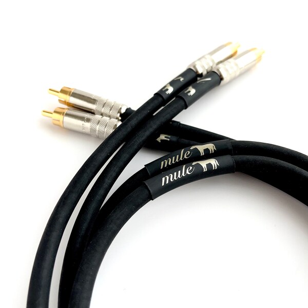 Handmade RCA Audiophile Interconnect Cable - Belden 8412 Cable - Switchcraft 3502 Plugs - WBT Silver Solder - Mule BI-1