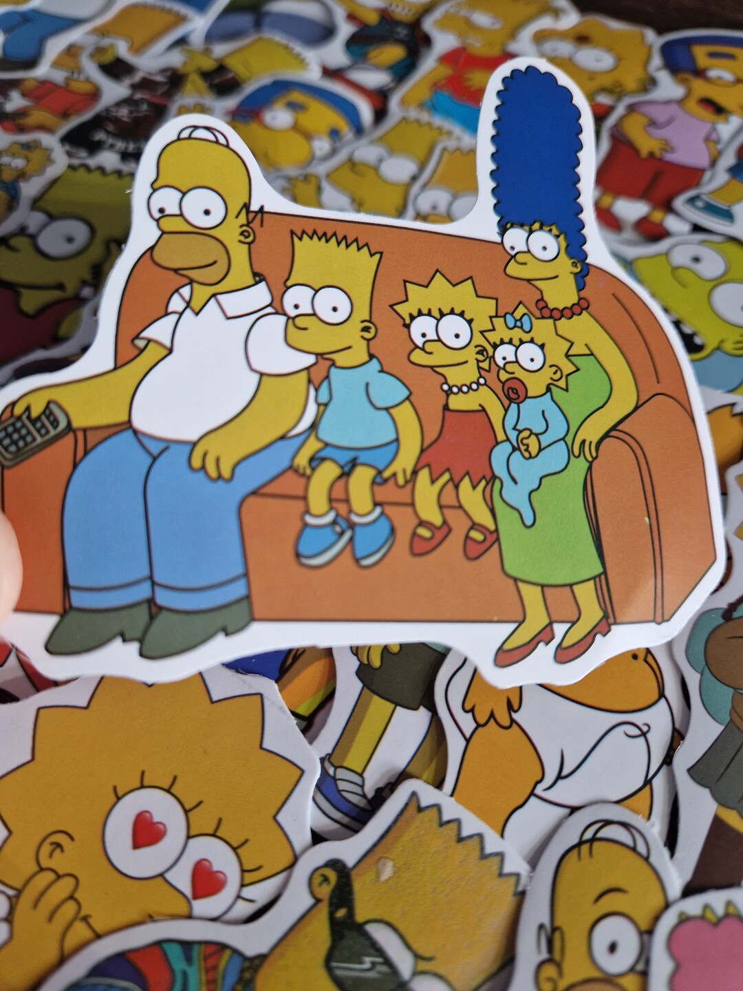The Simpsons Stickers Homer Simpson Marge Simpson Bart Simpson Lisa