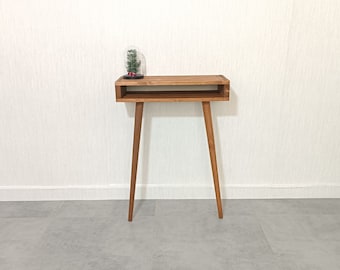 Narrow Console Table With Shelf, Slim Entryway Table With Storage, Console Table, Entry Console, Hallway Stand