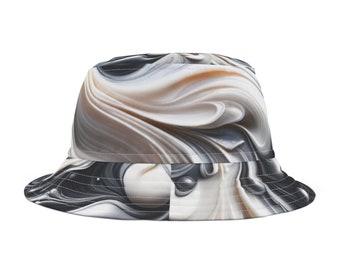 Silver Pearl Bucket Hat
