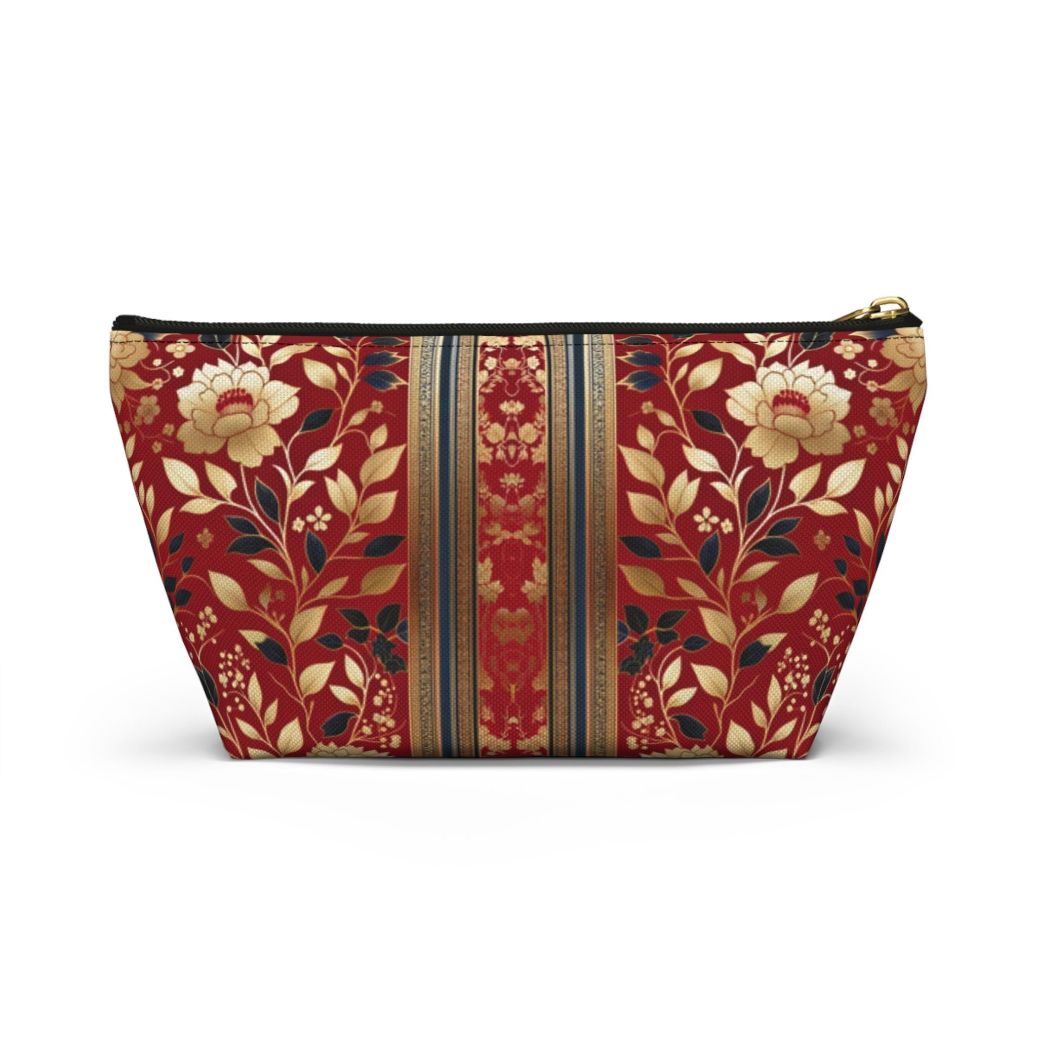 小物 AUGUST August Flower Accessory Pouch W T-bottom - Etsy Israel
