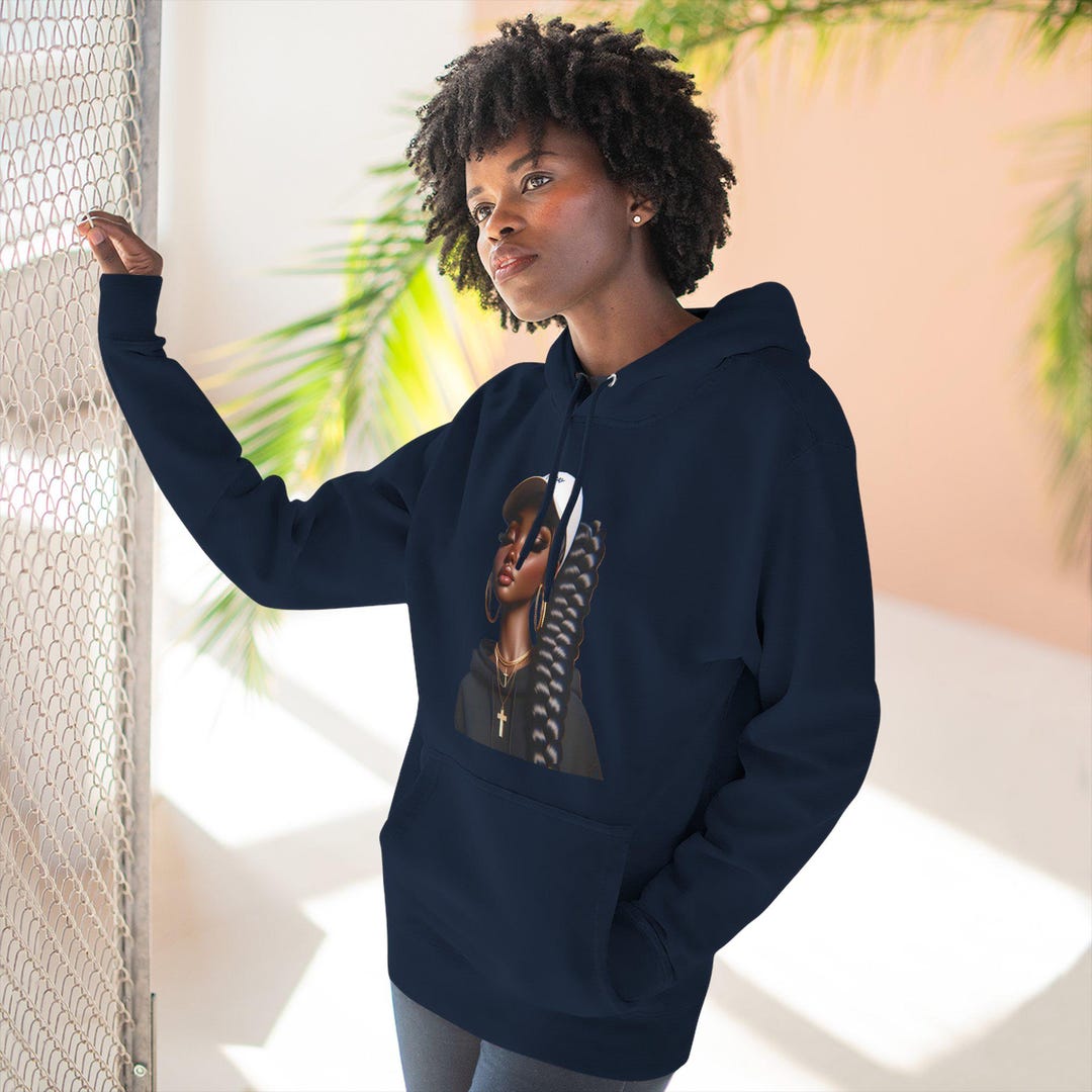 God's Girl 'I Pray Blk' Women Hooded Sweatshirt - Etsy