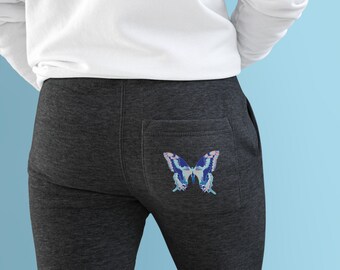 Praying Butterfly - Women's Fleece Joggers