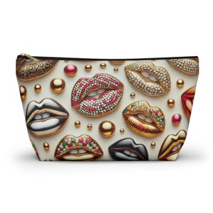 Kiss Bling Accessory Pouch w T-bottom
