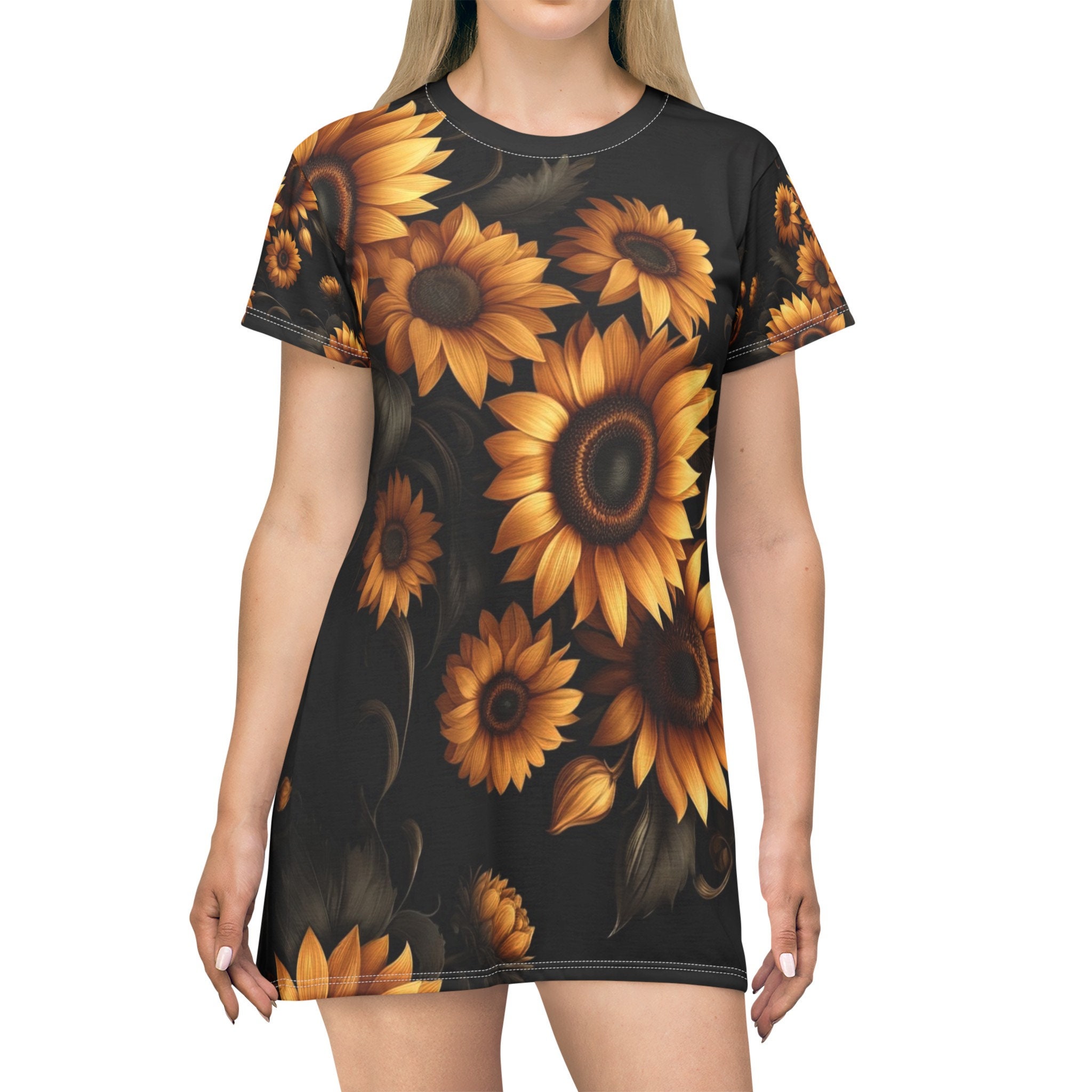 Sunflower Nightgown Etsy