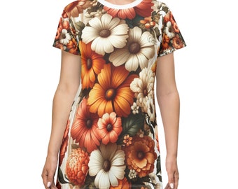 Medley Blumen-Frauen Nacht T-Shirt
