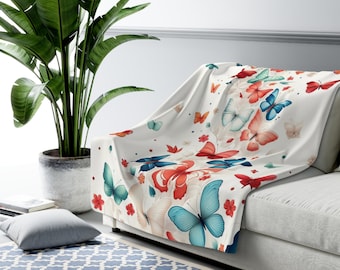 Pretty Wings Blanket - Sherpa Fleece Blanket