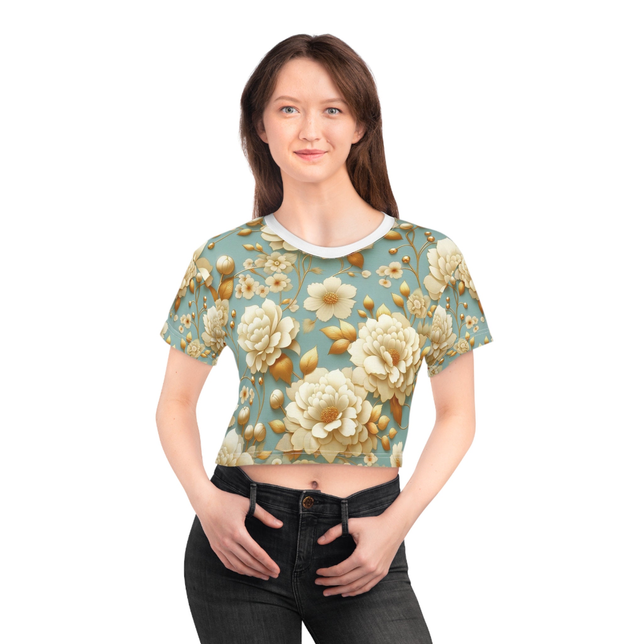◇ILLIGO◇ 129 Cupid Loose Crop T-Shirt Blue ddbbaf91-2c79-477c-9c5d-