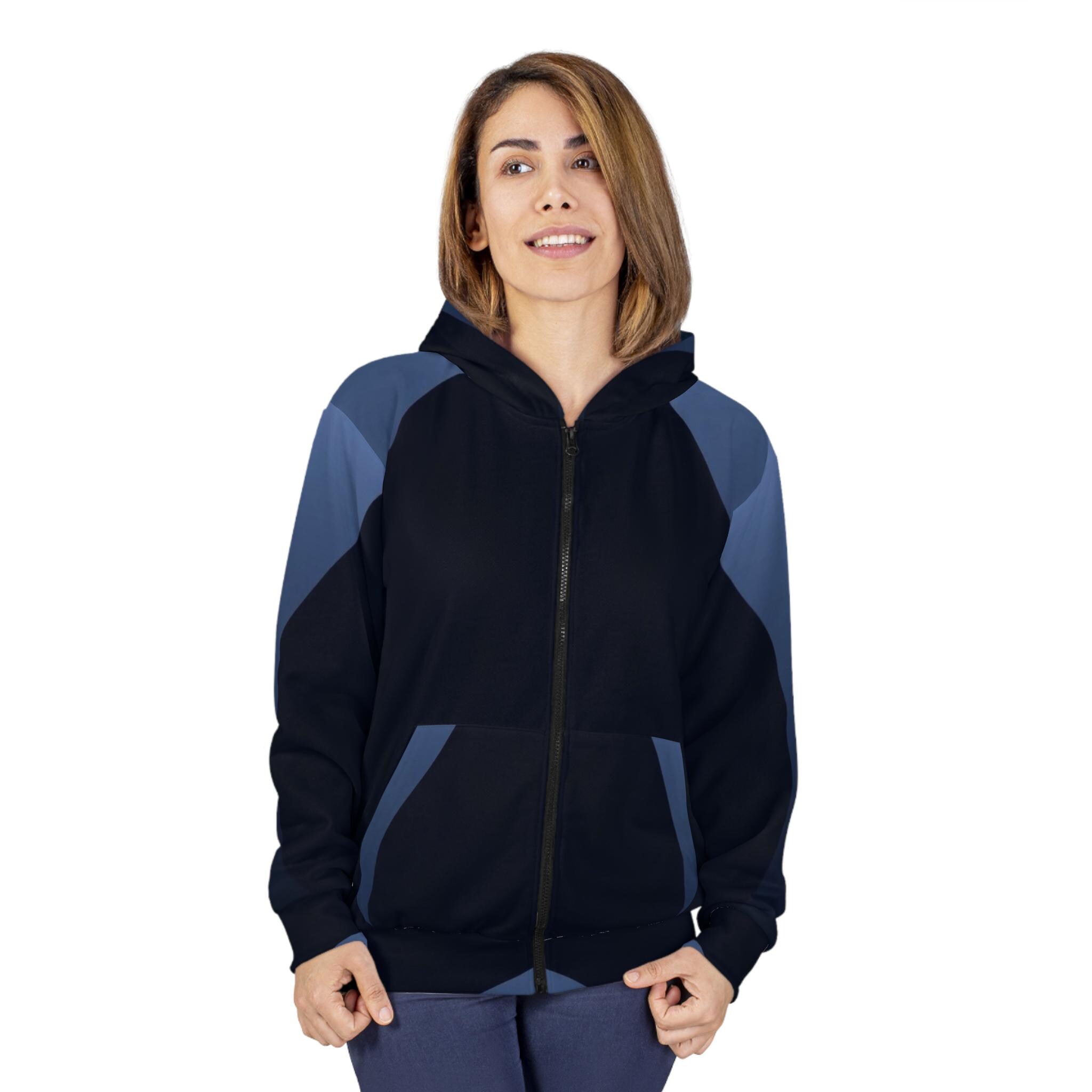 Indigo Zip Hoodie - Etsy