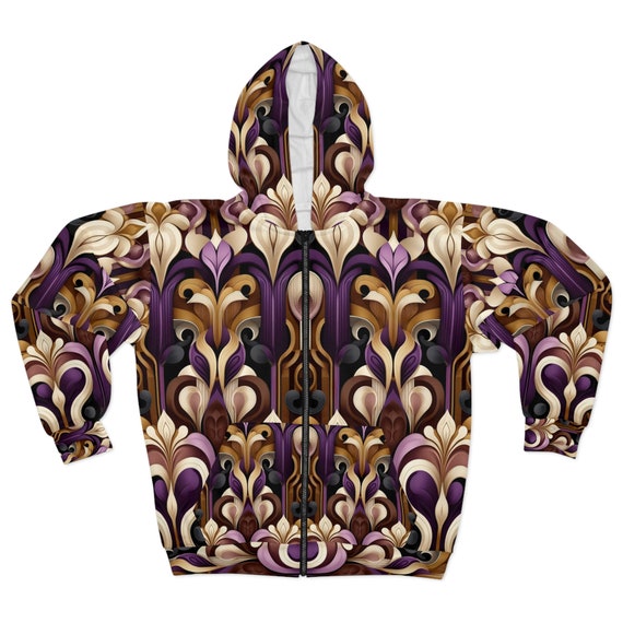 【COSYHARU】Back printed hoodie Charisma Zip Hoodie - Etsy