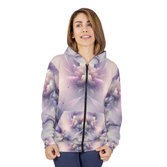 ラベンダークラウド ジップパーカー - Etsy 日本