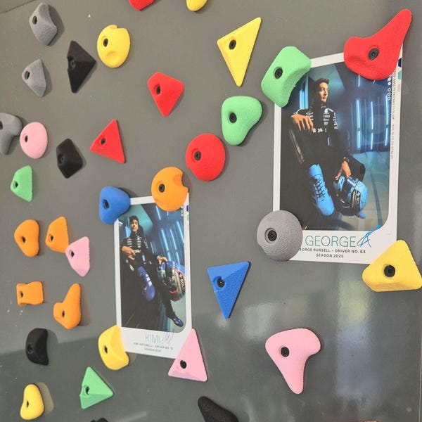 Mini Climbing Hold Magnets: Individual Bouldering Magnets for Rock Climbers