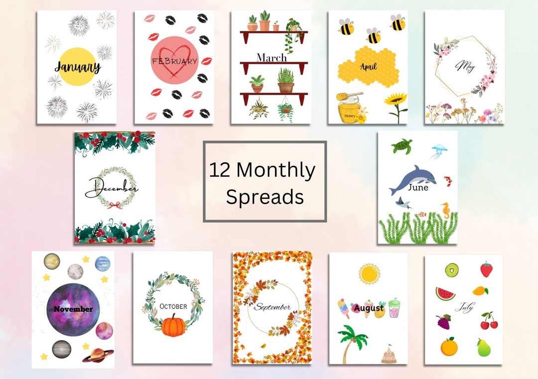 PDF Ultimate Bullet Journal Spreads 2023 Etsy