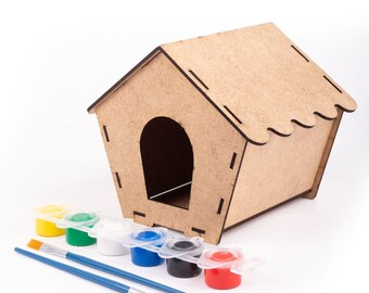 DIY overschilderbaar vogelhuisje: leuk natuurambacht voor kinderen