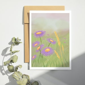 Illustration de fleurs d'automne