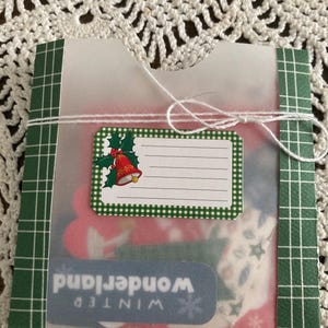 Vellum ephemera storage pocket