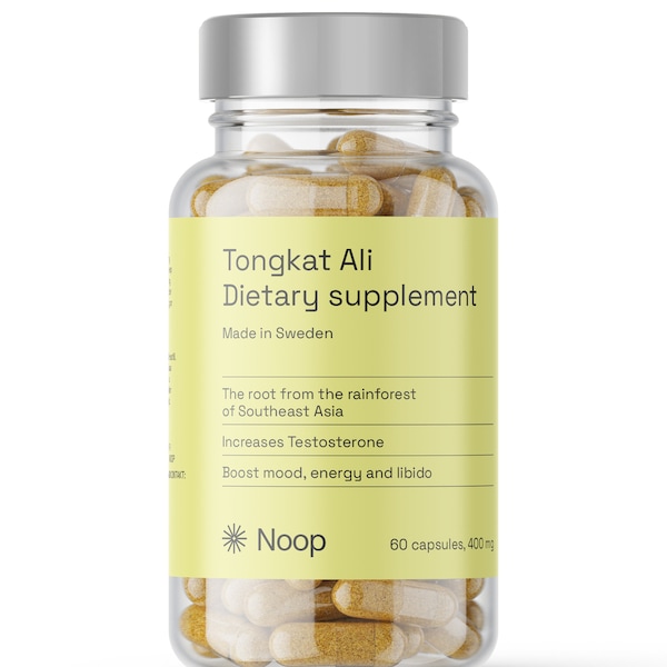 Premium Tongkat Ali, 100 % biologisch und rein 2001: Extrakt – 400 mg Kapseln, Verwendung als natürlicher Testosteron-Booster