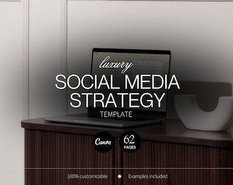 Social Media Strategy | Social Media Client Strategy | Social Media Manager Template | Marketing Proposal