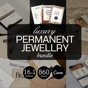Permanent Jewelry Bundle | Permanent Jewelry Template | Permanent Jewelry Business Kit | Permanent Jewelry Instagram & Social Media Template