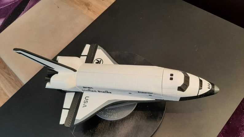NASA Rocket Booster Pack & Space Shuttle Endeavor Model - Educational Space Toy Gift for Kids image 7
