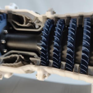 Engine Jet Engine Cutaway Model TurboFan Aviation Educational Display Mechanical Art Decor image 2