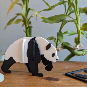 Panda gigante - Modello da assemblare - Kit Card