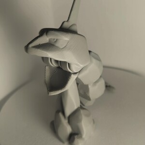 Figura coleccionable de Pokémon Onix, regalo para fans, figura de serpiente de roca, decoración imagen 2