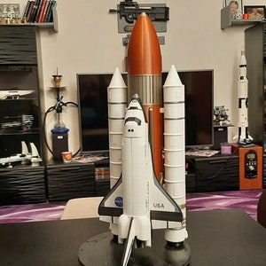 Nasa Rocket Booster Pack & Space Shuttle Endeavour Model - Educational Space Toy Gift for Kids