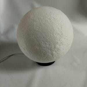 Moon lamp - Moon-shaped bedside table lamp, soft and luminous decorative accent, unique gift for bedroom and living room image 7