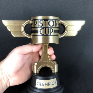 Customizable Piston Cup Cars Trophy