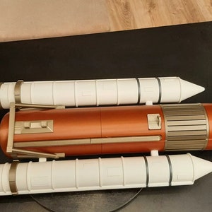 NASA Rocket Booster Pack & Space Shuttle Endeavor Model - Educational Space Toy Gift for Kids image 2