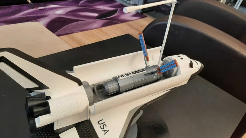 NASA Rocket Booster Pack & Space Shuttle Endeavor Model - Educational Space Toy Gift for Kids image 6