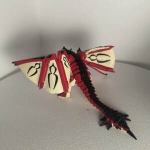 Monster Hunter Rathalos Figurine - Detailed Hand-Painted Collectible Dragon Model, Gamer Gift, Display Decor, Anime & Video Game Memorabilia image 3
