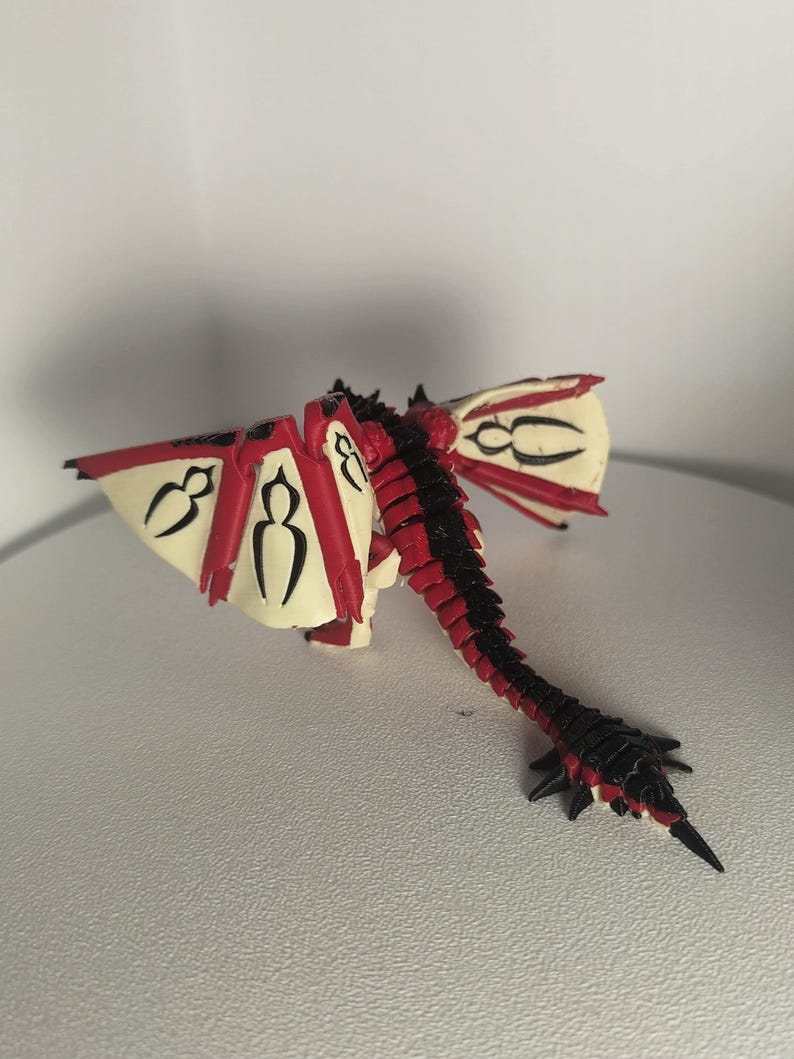 Monster Hunter Rathalos Figurine - Detailed Hand-Painted Collectible Dragon Model, Gamer Gift, Display Decor, Anime & Video Game Memorabilia image 3