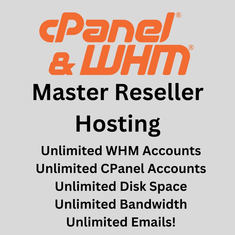 Master Reseller Web Hosting Monthly image 1