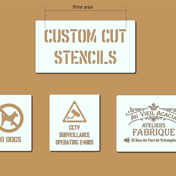 Custom Stencils Etsy UK