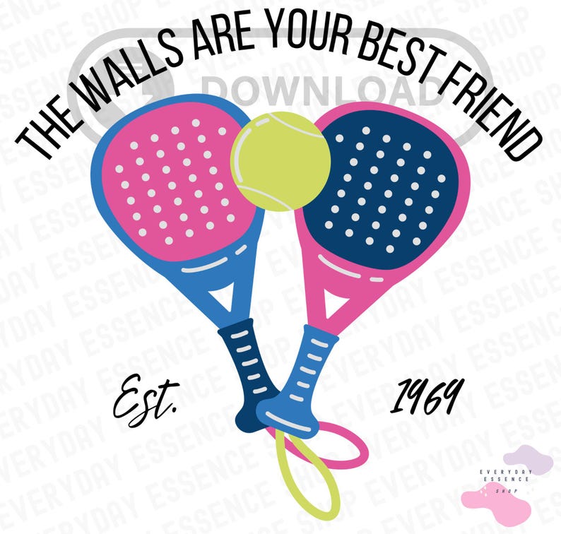 Funny Racket Funny Padel Racket & Ball Clip Art PNG (digital Download) - Etsy