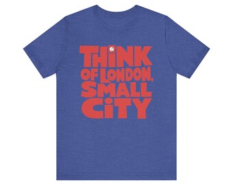 Cities London Unisex Jersey Short Sleeve Tee