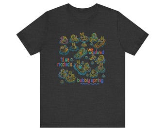 the Lizards Neon Lights Unisex Jersey Short Sleeve Tee