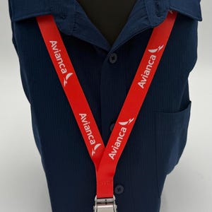 Avianca Airlines Aviation Lanyard, Seat Belt Buckle Boeing Airbus