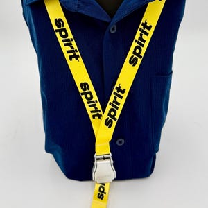 Spirit Airlines Airbus A320 A321 Aviation Lanyard Seat Belt Buckle Flight Crew HIGH QUALITY