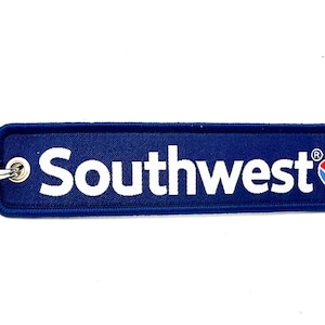 Southwest Airlines Airlines Boeing Flight Crew Pilot Keychain Luggage Tag NEW! HIGH QUALITY