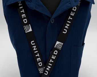 United Airlines lanière de ceinture de sécurité Boeing Airbus HAUTE QUALITÉ noir